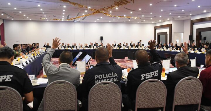 Refuerzan compromiso de bajar incidencia delictiva durante la Comisión Estatal de Secretarios de Seguridad