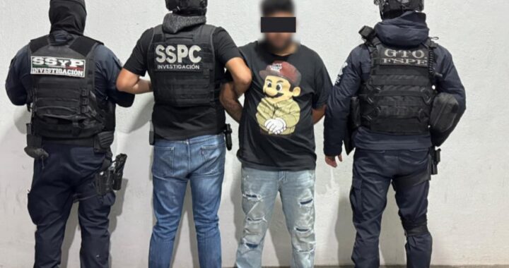 Captura en operativo conjunto a presunto generador de violencia y objetivo prioritario en Dolores Hidalgo