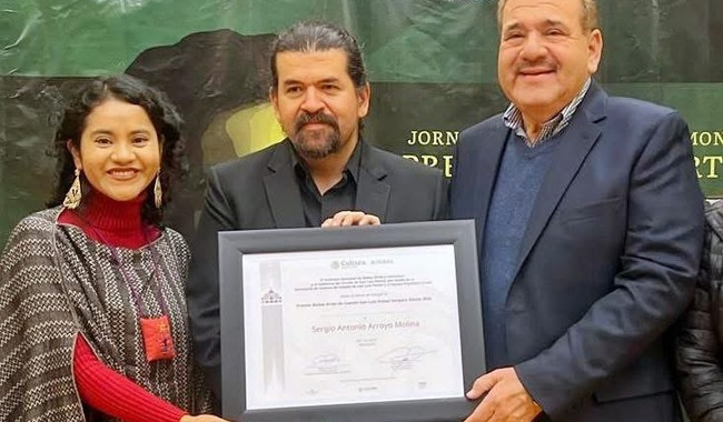 ENTREGAN PREMIO BELLAS ARTES DE CUENTO SAN LUIS POTOSÍ AMPARO DÁVILA 2025 A SERGIO ANTONIO ARROYO MOLINA