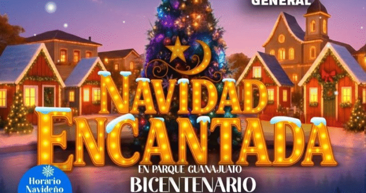 Llega una Navidad Encantada al Parque Guanajuato, la experiencia luminosa más grande del estado