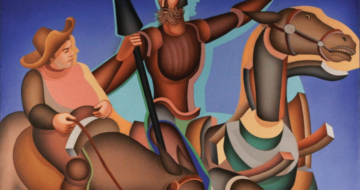 Cabalgan Don Quijote y Sancho en Tlalpan con Jornadas Artísticas Cervantinas