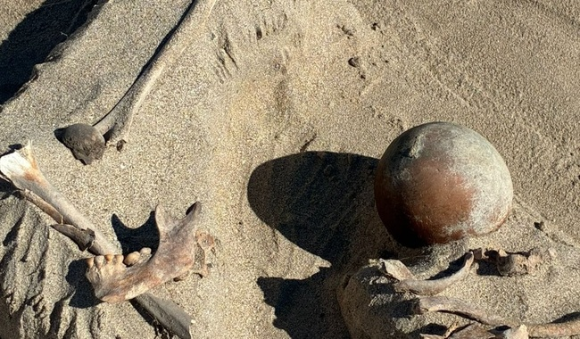 ARQUEÓLOGOS DEL CENTRO INAH SONORA REGISTRAN Y RECUPERAN UN ENTIERRO PREHISPÁNICO