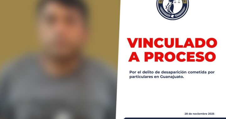 Recluso es vinculado a proceso por desaparición de personas en Guanajuato capital