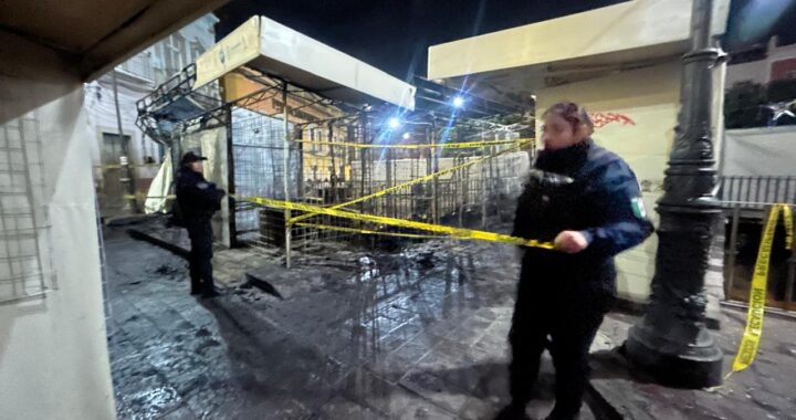 Destinan 15 mil pesos para que comerciantes afectados por incendio se recuperen