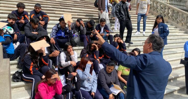 Disfrutan estudiantes del SABES San Javier del recorrido “Miradas Juveniles al Patrimonio Guanajuatense”