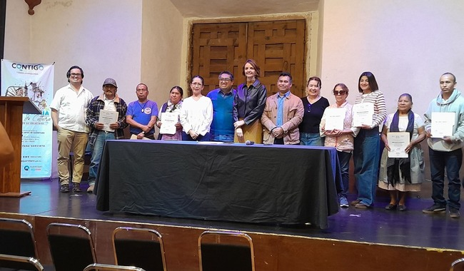 CON LA PRESENCIA DE PORTADORAS Y PORTADORES DE CULTURAS ORIGINARIAS, SE REALIZÓ LA ENTREGA DE APOYOS DEL PROGRAMA PACMyC 2025, EN QUERÉTARO