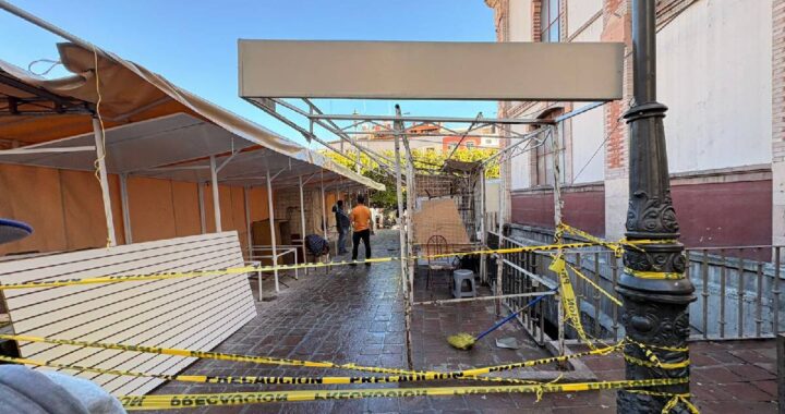 Llevan el 80 por ciento de los trabajos de rehabilitación en los locales semifijos del mercado Hidalgo