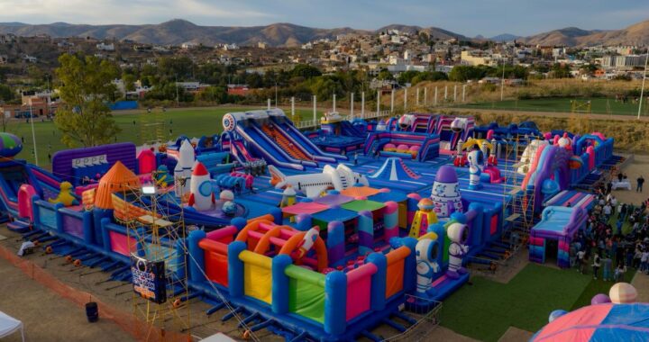 Llega el mega inflable Gravity Bounce a la capital