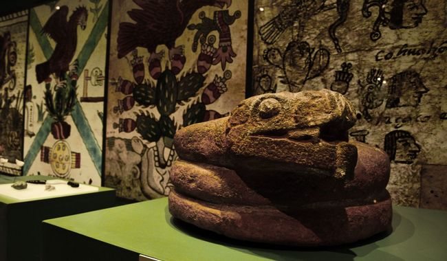 ORIGEN Y LA VOCACIÓN DE TENOCHTITLAN, EN EL MUSEO DEL TEMPLO MAYOR