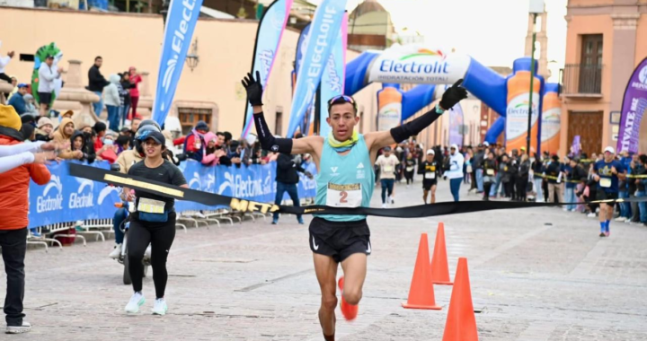 RUBÉN CHÁVEZ LOGRA SUBCAMPEONATO EN MARATÓN INTERNACIONAL DE DOLORES HIDALGO
