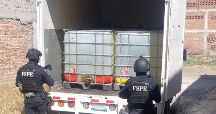 Asegura FSPE 17 mil litros de hidrocarburo en Villagrán