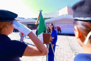 Reconocen a militares caídos tras conmemoración por el día de la bandera en Guanajuato