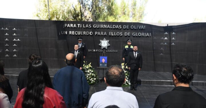 “Su ausencia duele, pero su legado permanece”: Honra Secretaría de Seguridad y Paz a mujer policía caída