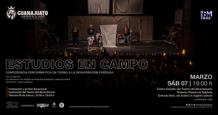 Con Estudios en campo, la Secretaría de Cultura de Guanajuato conmemora el 8M desde el arte y la reflexión social