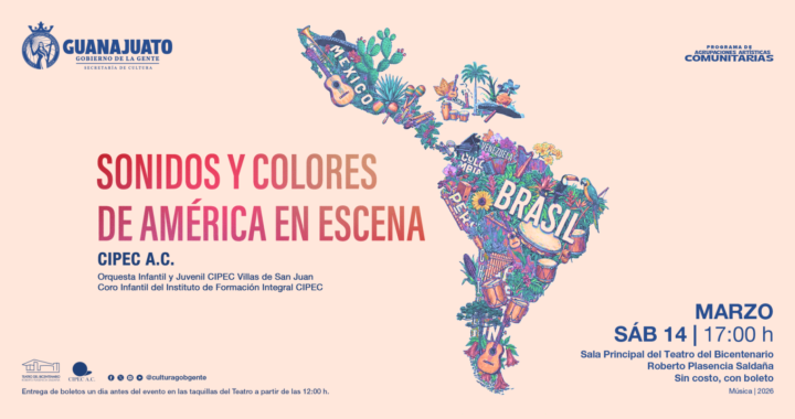 La SCG presenta “Sonidos y colores de América en escena”, concierto comunitario en el Teatro del Bicentenario Roberto Plasencia Saldaña