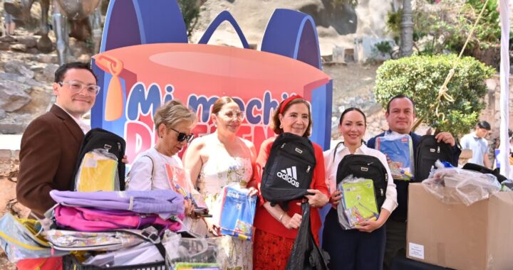 Inicia campaña de donación de mochilas en apoyo a estudiantes de nivel básico
