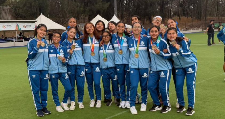 EL ORO ES PARA GUANAJUATO POR CUARTO AÑO CONSECUTIVO EN EL HOCKEY FEMENIL DE OLIMPIADA NACIONAL