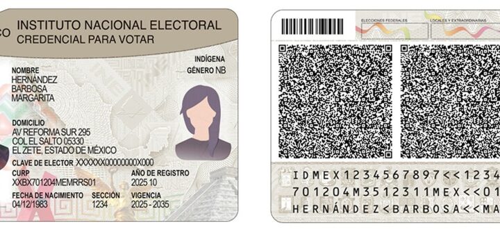 Inicia INE producción del nuevo modelo de la Credencial para Votar