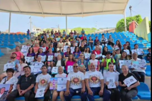 RECONOCEN A ATLETAS BAJO EL LEMA: “CORRIENDO POR LA VIDA”