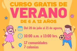 Arranca Secretaría de Seguridad Ciudadana el curso de verano itinerante «Verano Seguro: Aprendo, Juego y Convivo»