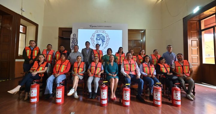 Fortalecen capacitación de brigadistas para responder ante emergencias en el Gobierno Municipal de la capital