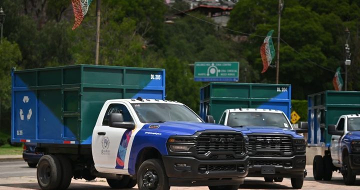 Recibe Servicios Públicos Municipales, nueve unidades para mejorar el servicio