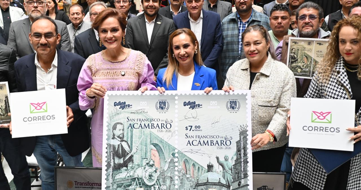 Memoria postal de México inscribe los 500 años de Acámbaro con un timbre postal 