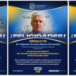 Tres académicos de la UG reciben la distinción de Investigador Nacional Emérito