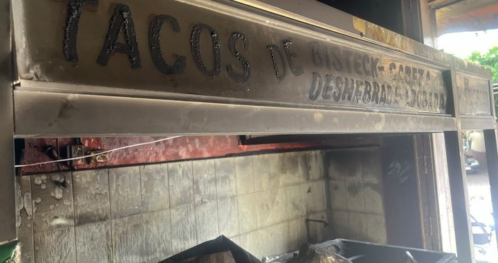 Afectados por incendio en taquería «El Paisa 2», solicitan ayuda para reiniciar el negocio
