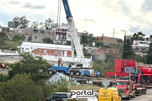 Revisará gobierno federal, daños causados por la volcadura del transformador en Santa Teresa