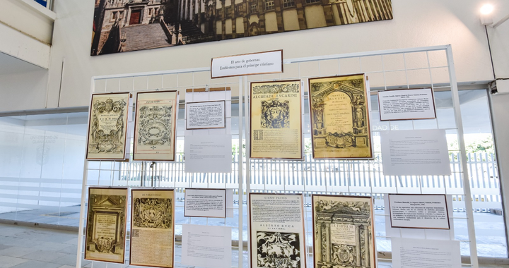 Inaugura UG la muestra artístico-literaria “Del símbolo humanista a la imagen moral: el universo de la literatura emblemática”